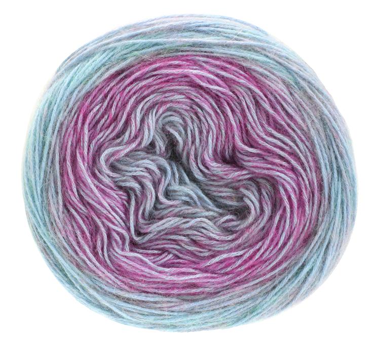 *Ecopuno dégradé 401Fuchsia/MInt
