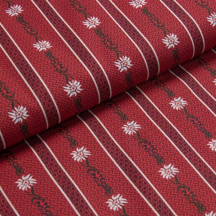 Edelweiss PVC beschichtet dunkelrot