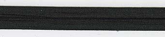 Einfassband elastisch 16mm schwarz