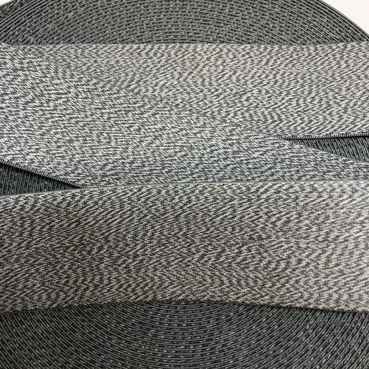 Elastband mélange grau