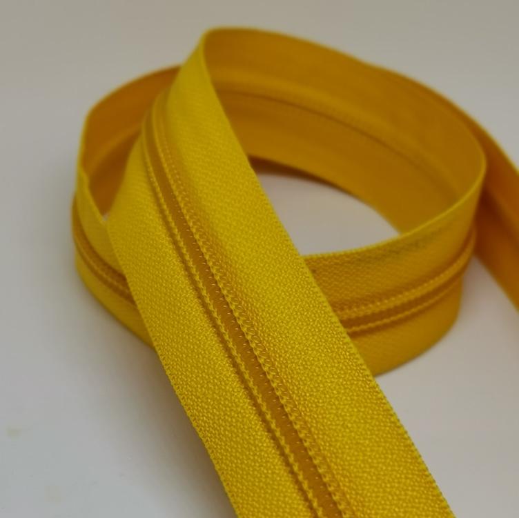 Endlosreissverschluss 5mm senfgelb