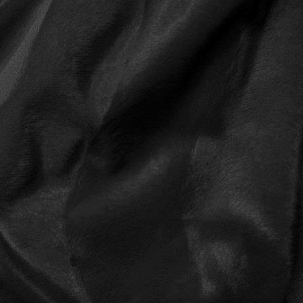 Fellimitat flauschig schwarz