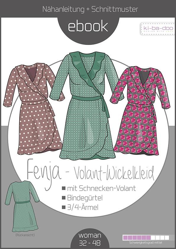 Fenja - Volant-Wickelkleid