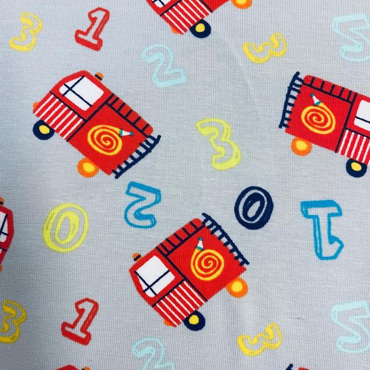 Feuerwehr Jersey grau