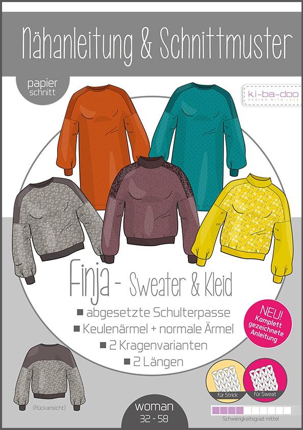 Finja - Sweater & Kleid Gr.32-58