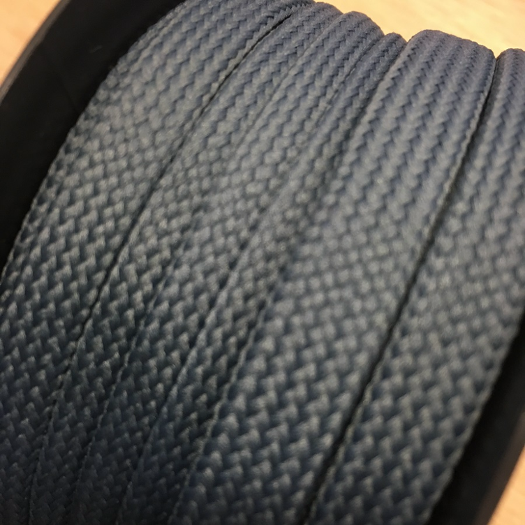 Flachkordel 10 mm grau