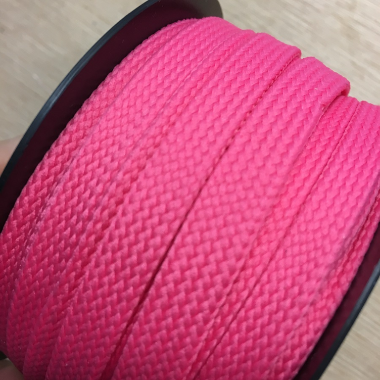 Flachkordel 10 mm pink