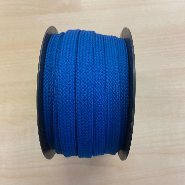 Flachkordel 10 mm royal blau