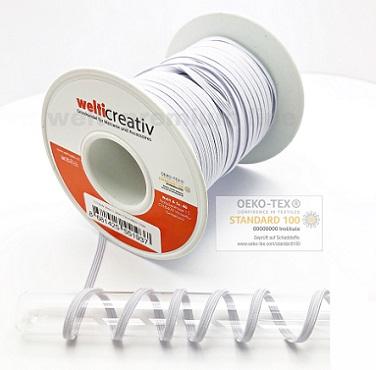 Flechtlitze 4mm weiss