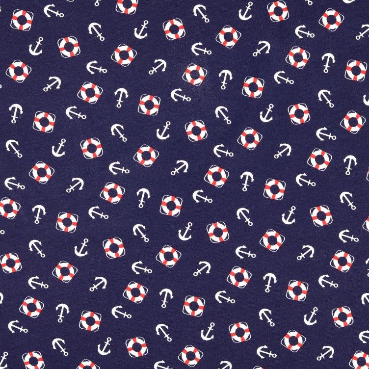 French Terry Anker Rettungsring marine