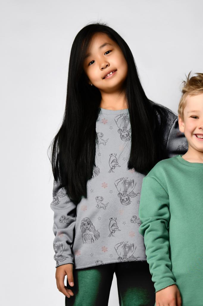 French Terry Frozen grau - 2