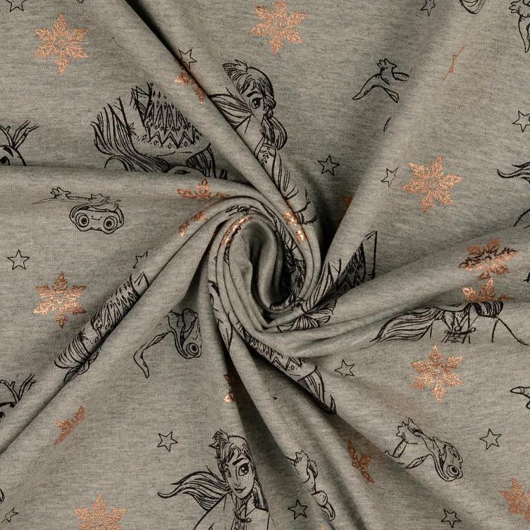 French Terry Frozen grau - 1