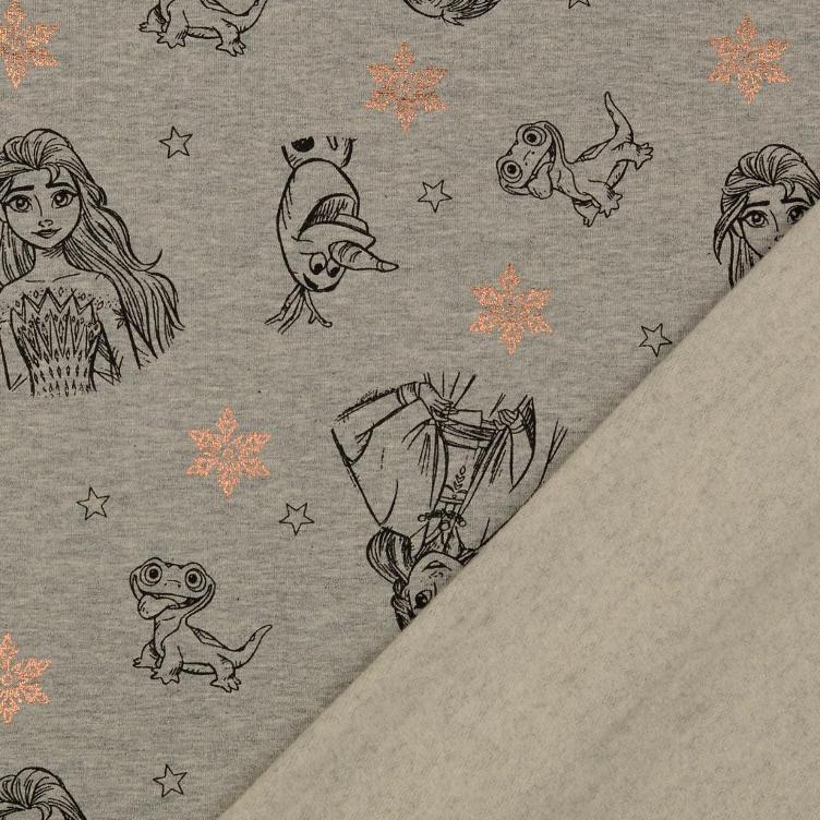 French Terry Frozen grau - 0