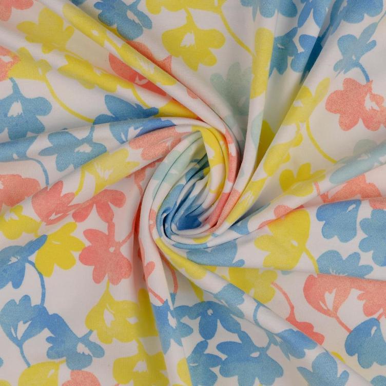 French Terry good vibes aquarell - 0