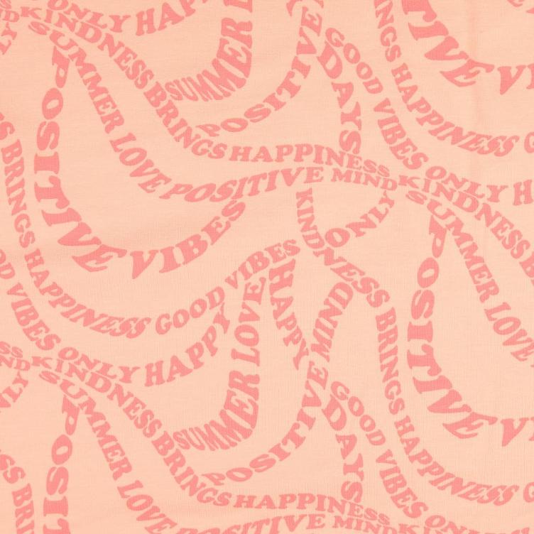 French Terry good vibes lachs