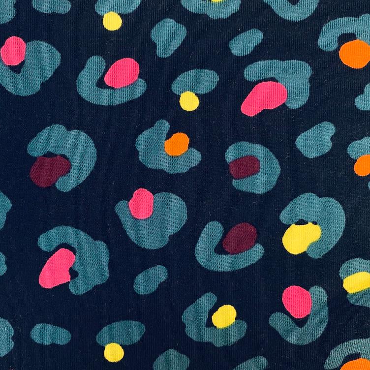 French Terry Leo bunt marine