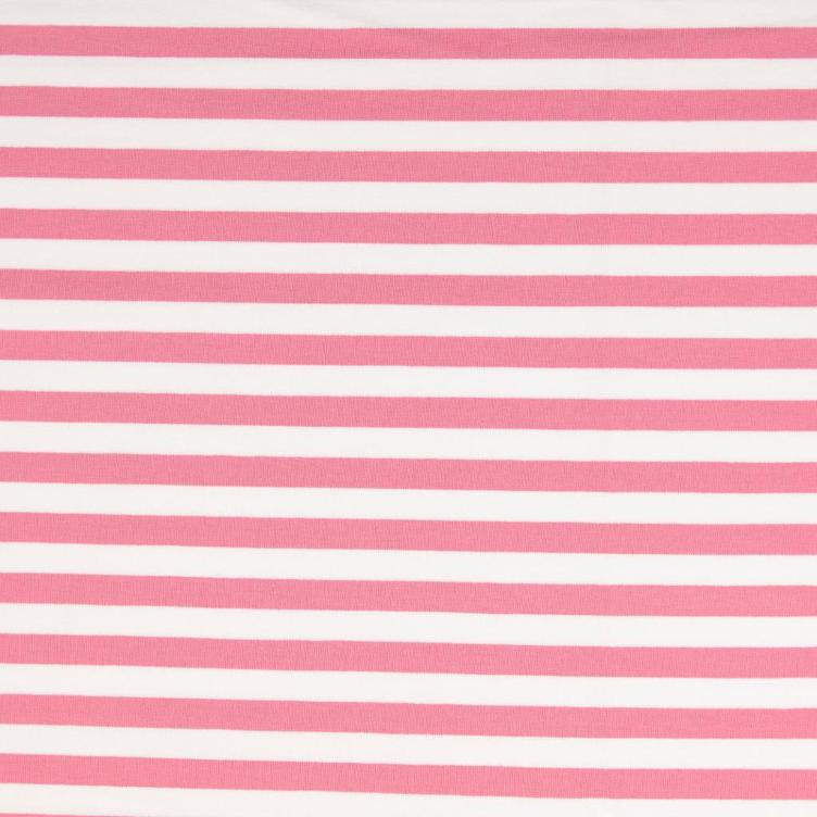 French Terry streifen rosa