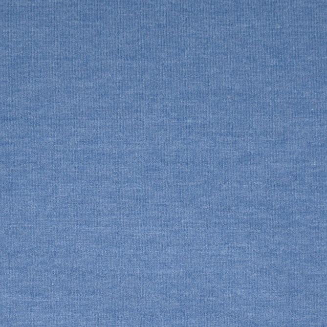 French Terry Sweat jeansblau meliert