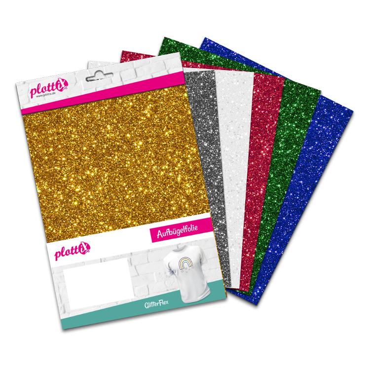 Glitterflex 6er Set 20x30cm