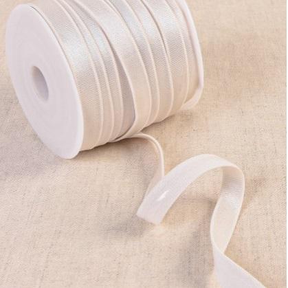Gummiband beschichtet ecru 12mm