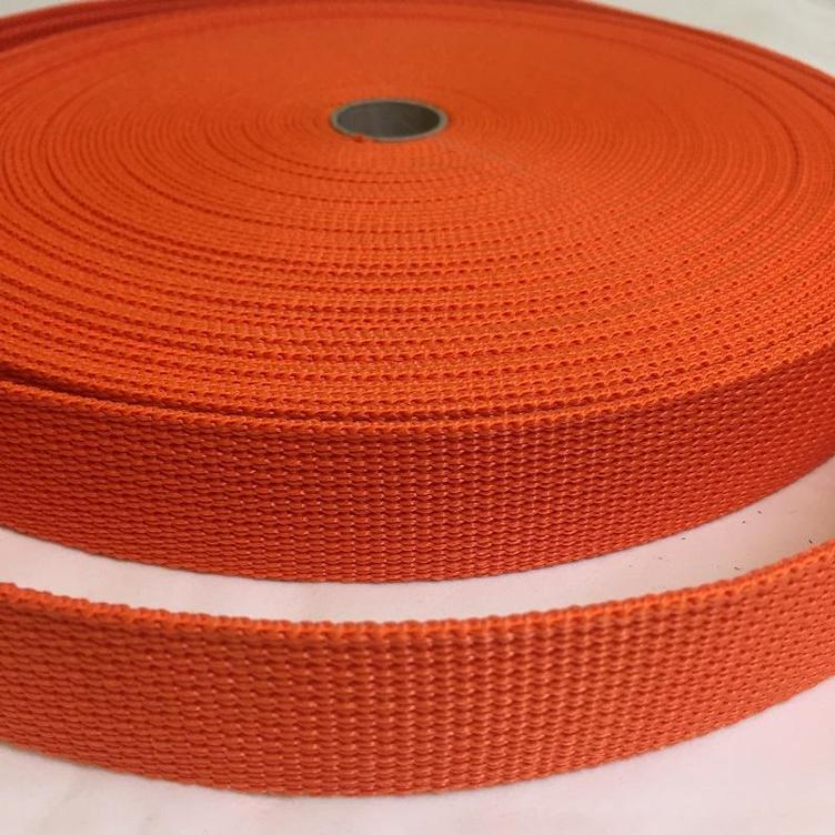 Gurtband 30 mm orange GANZE ROLLE
