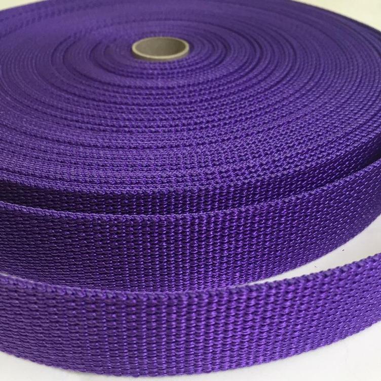 Gurtband 30 mm violett GANZE ROLLE