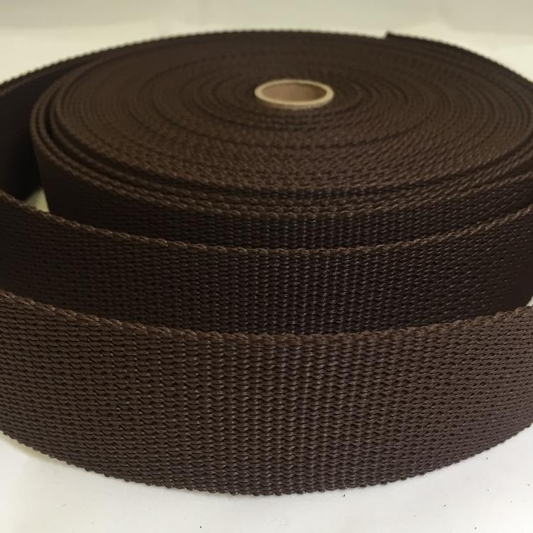 Gurtband 40 mm braun