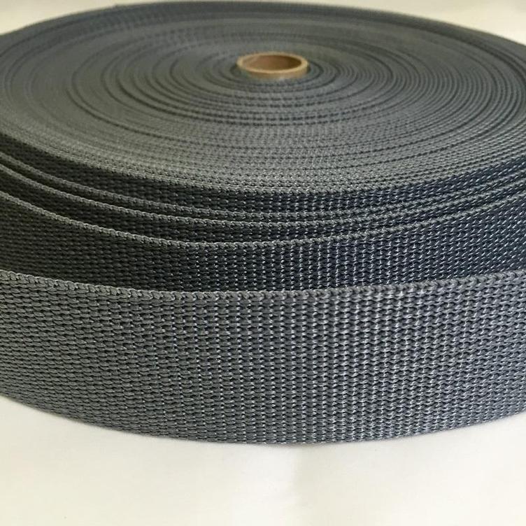 Gurtband 40 mm dunkelgrau GANZE ROLLE