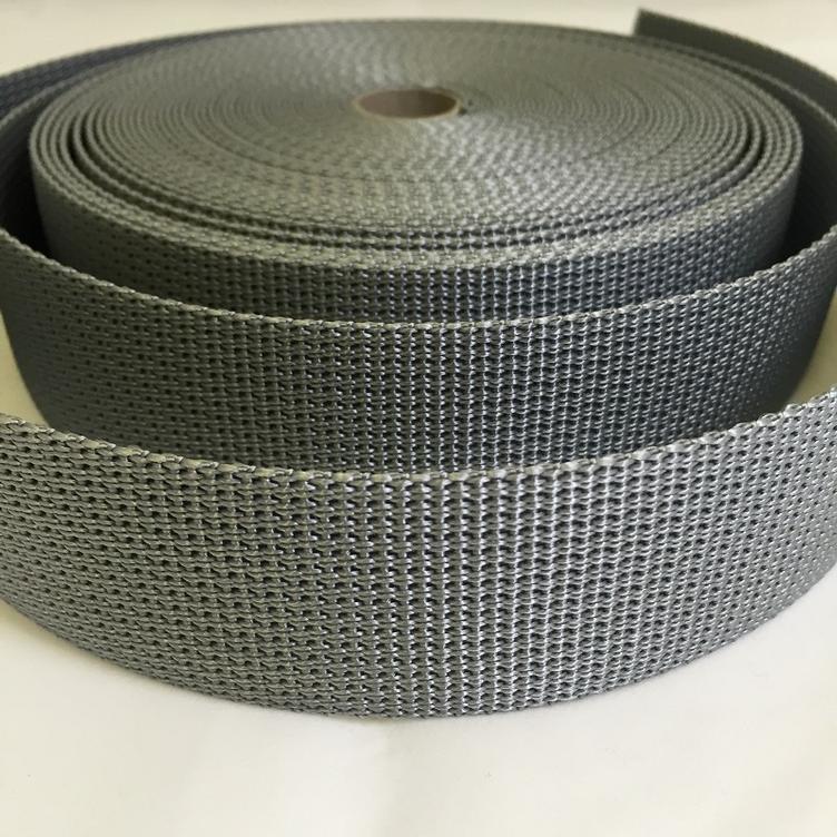 Gurtband 40 mm hellgrau