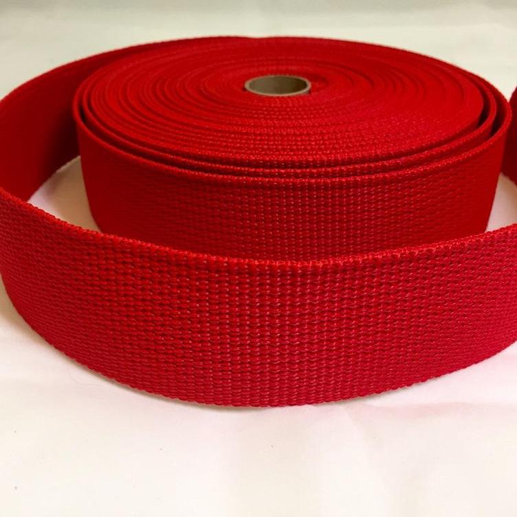 Gurtband 40 mm rot GANZE ROLLE