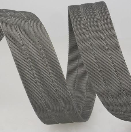 Gurtband gesteppt grau 30mm