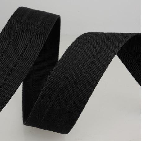Gurtband gesteppt schwarz 30mm