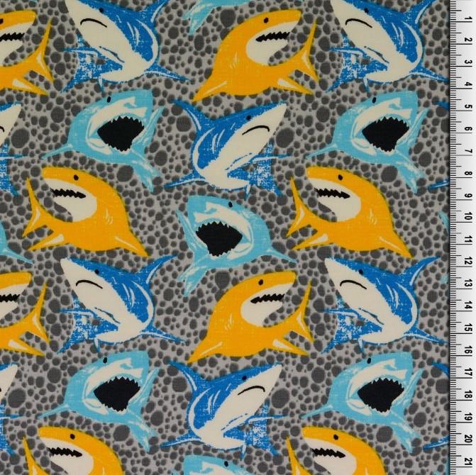 Hai ai ai Jersey grau bunt