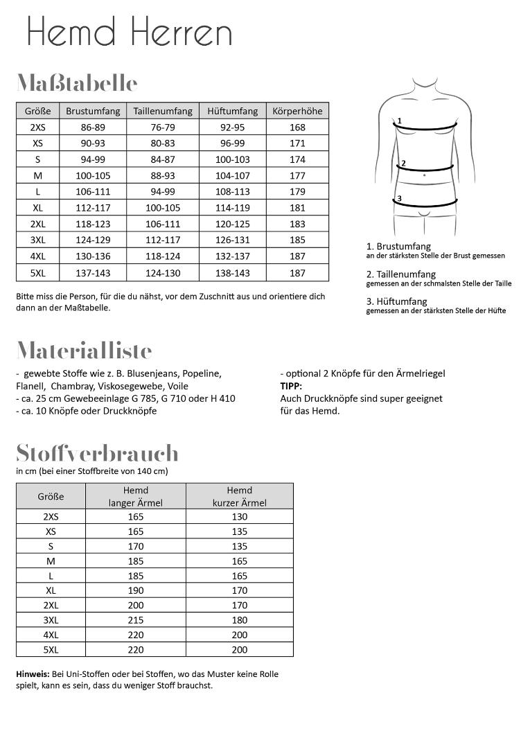 Hemd Herren Gr. XS-5XL - 0