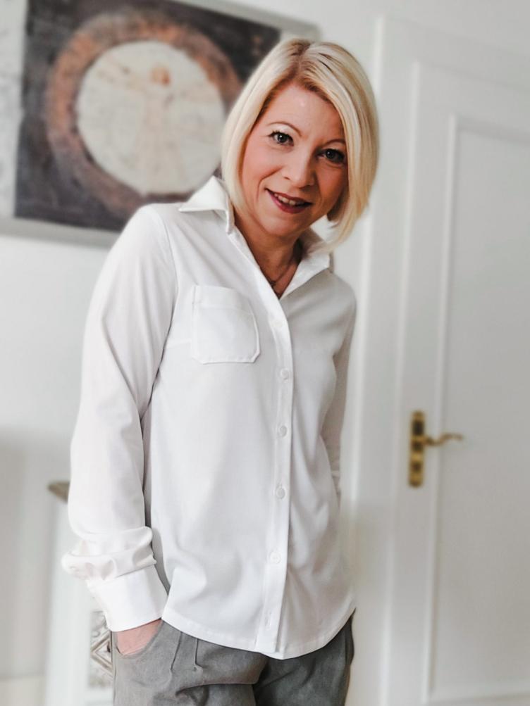 Hemdbluse Damen Gr.32-58 - 2