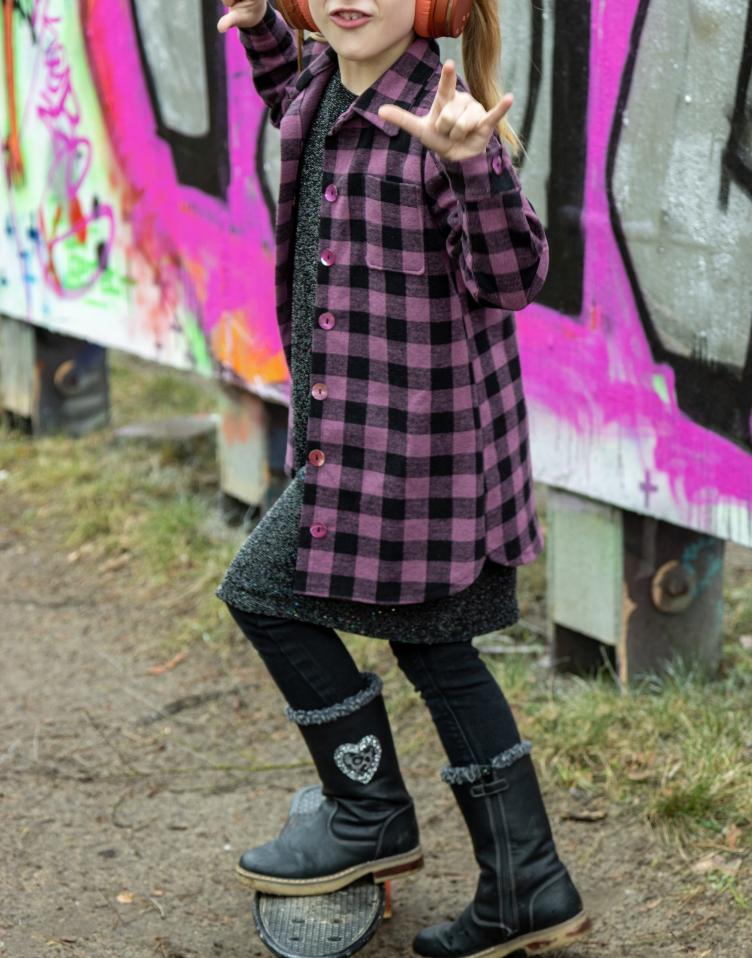 Hemdbluse Kinder Gr. 74-164 - 3