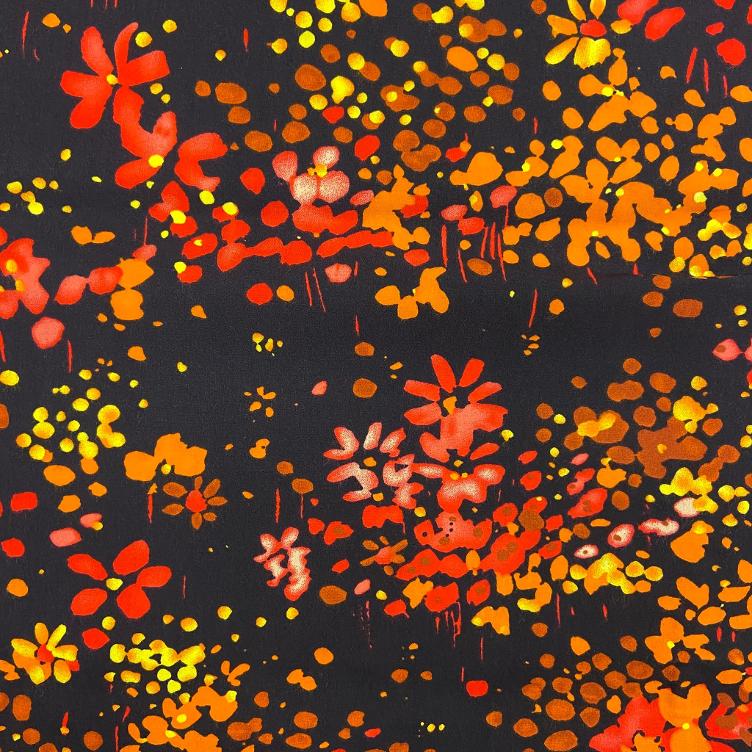 Herbstpunkte blau rot orange gelb