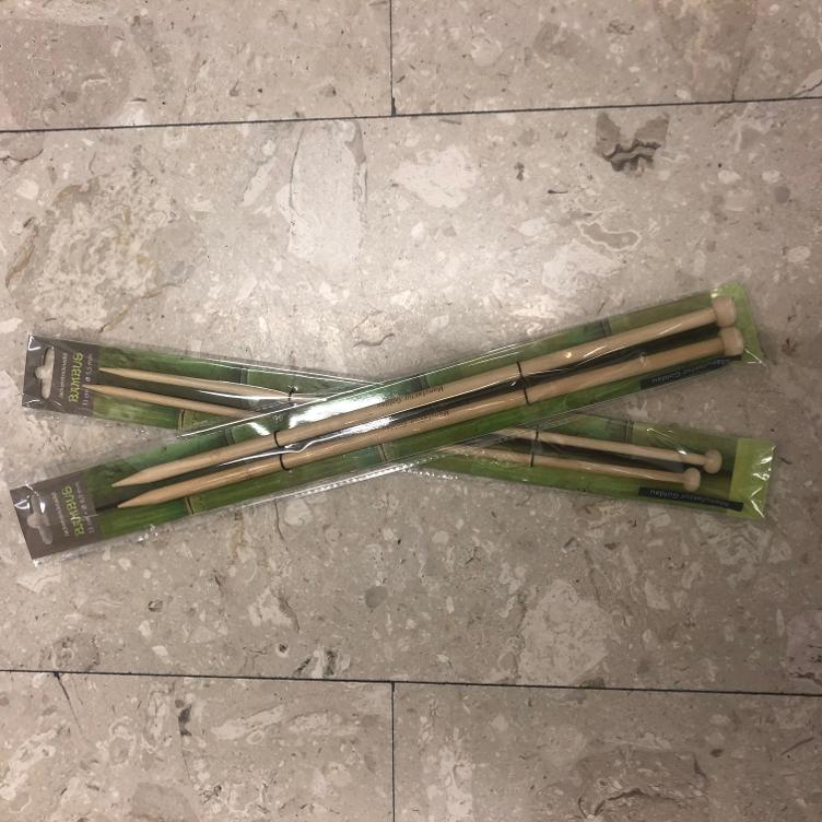 Jackenstricknadeln Bambus 10 mm
