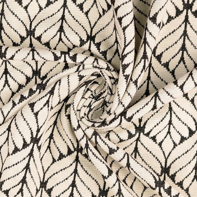 Jacquard Jersey black and white