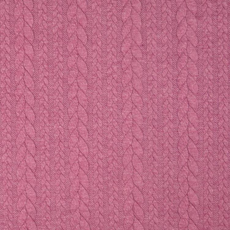 Jacquard Zopfmuster fuchsia