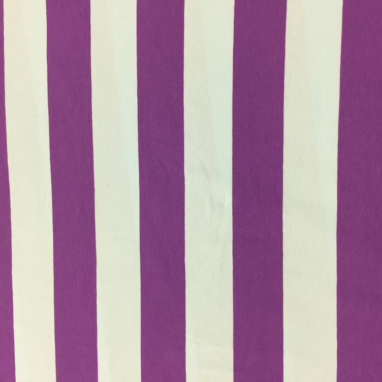 Jersey Blockstreifen Sommer hellblau violett