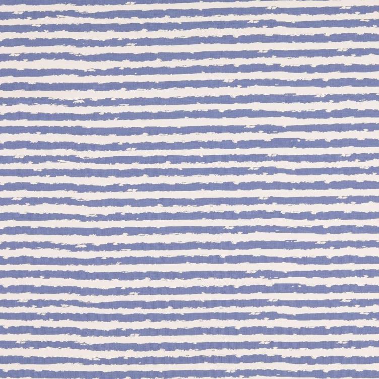 Jersey distracted stripe jeansblau
