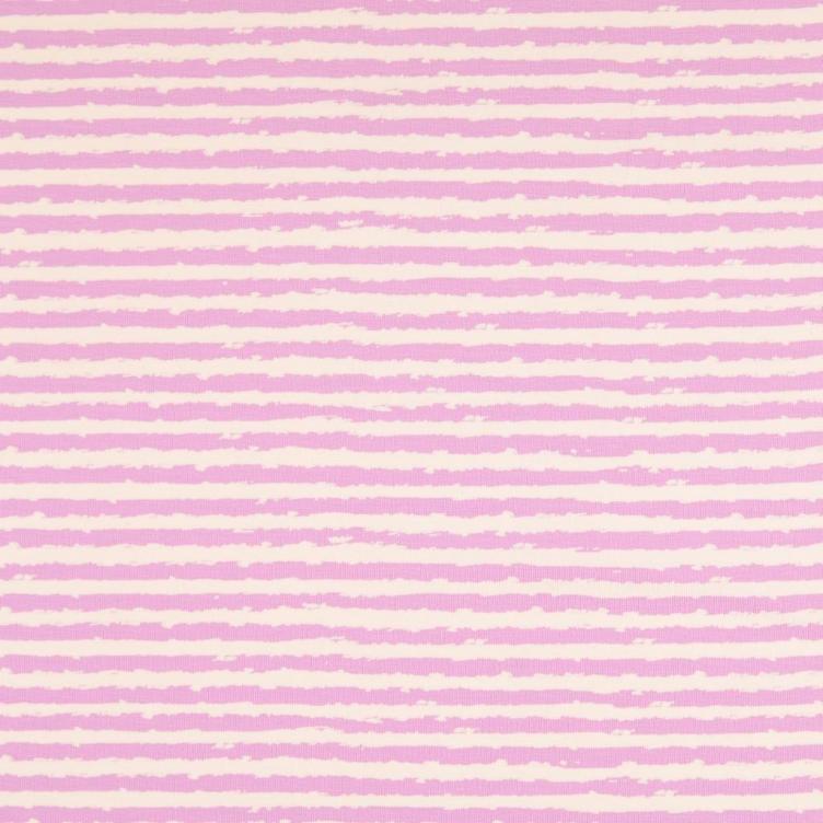 Jersey distracted stripe lila