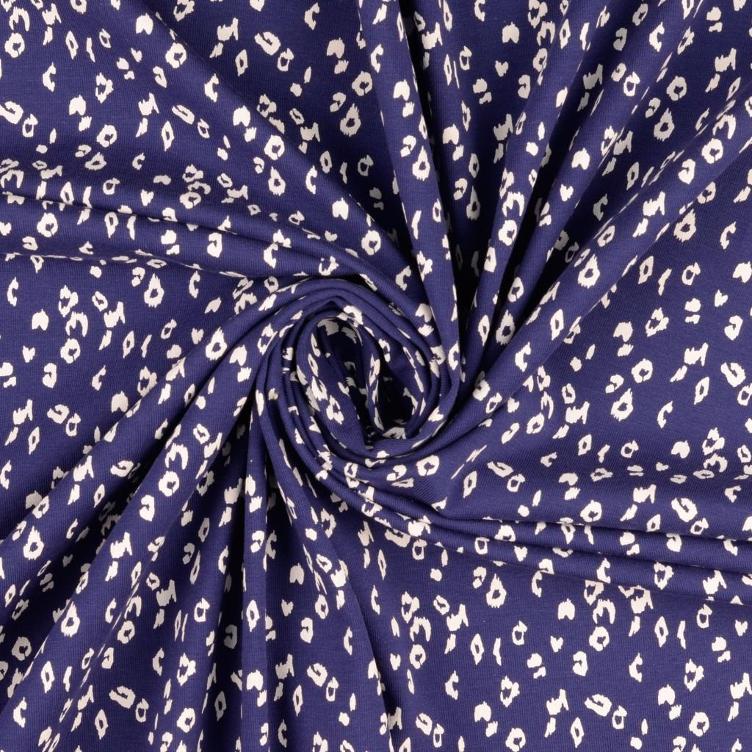 Jersey Leoprint marine - 0