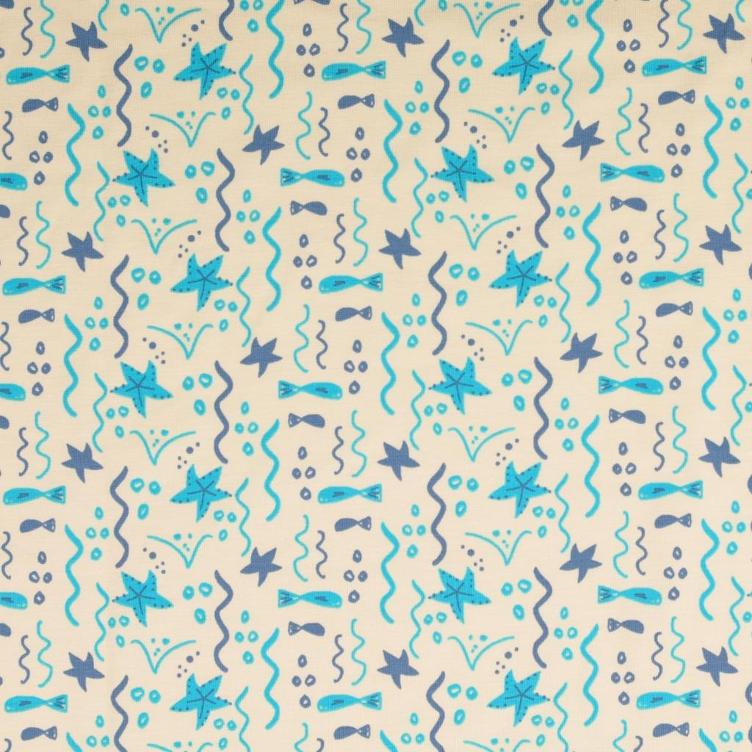 Jersey Seestern & Fische auf Sand