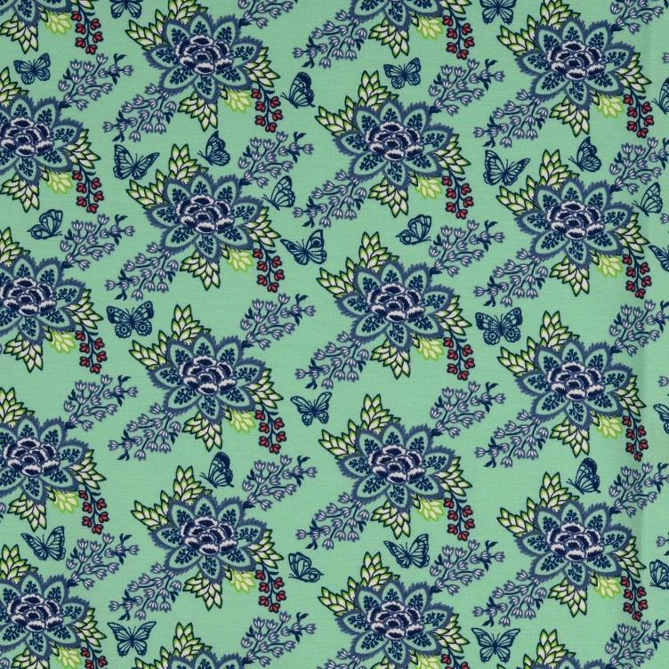 Jersey Sommerblüte mint