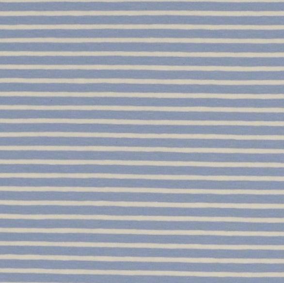 Jersey Steifen hellblau