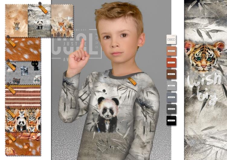 Jersey Streifen gelb rosa - 0