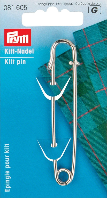 Kilt-Nadel, gold