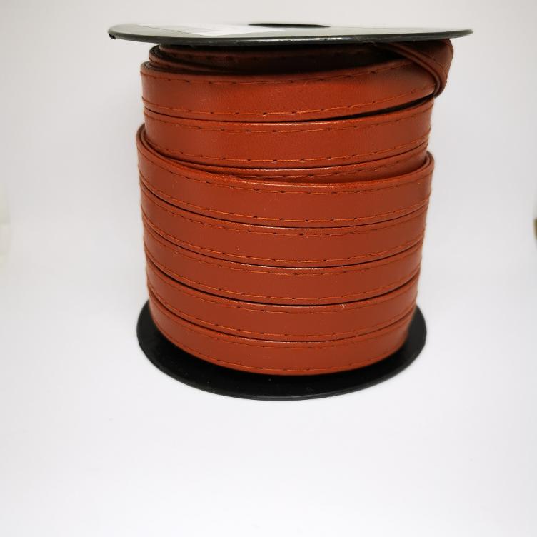 Kunstleder Gurtband 10mm braun 60